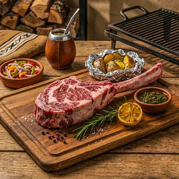 TOMAHAWK- BIFE ANCHO CON COSTILLA (x KG)